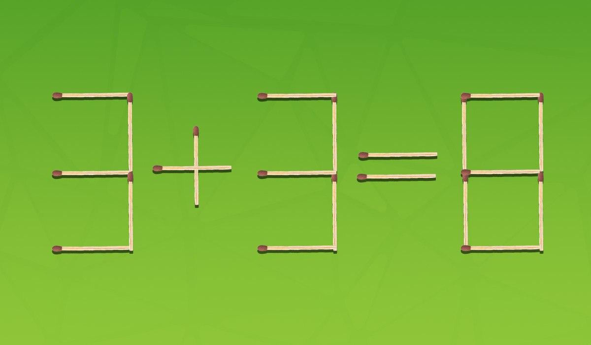 Je nutné, aby se matematický výraz na obrázku stal správnýmkoláž Moje