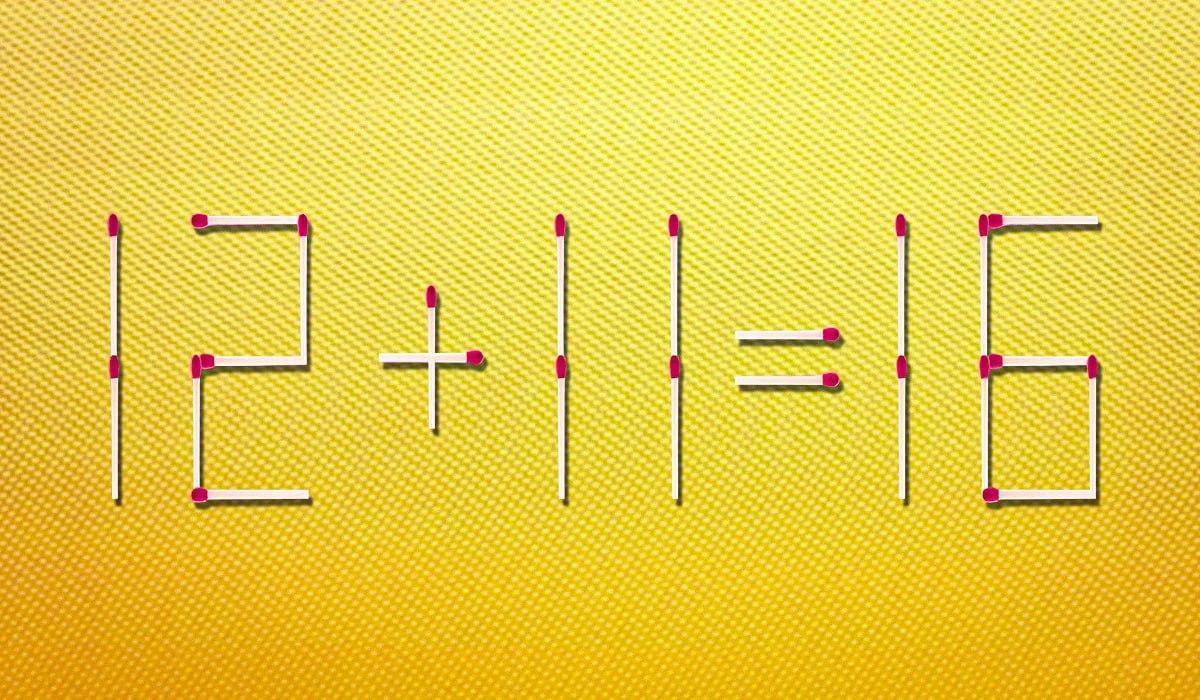 Přestavte shodu tak, aby byl matematický výraz na obrázku správný