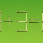 Musíte přesunout 2 zápalky, aby byla rovnost správná: náročný IQ